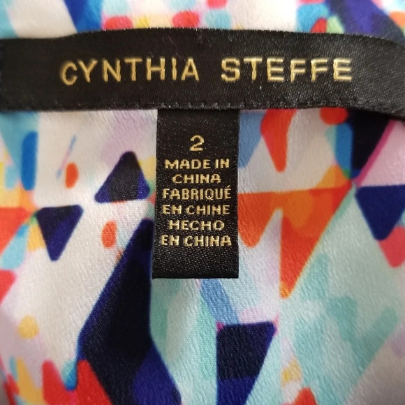 Cynthia Steffe Nadya Blue Shift Dress 2 - Picture 5 of 7